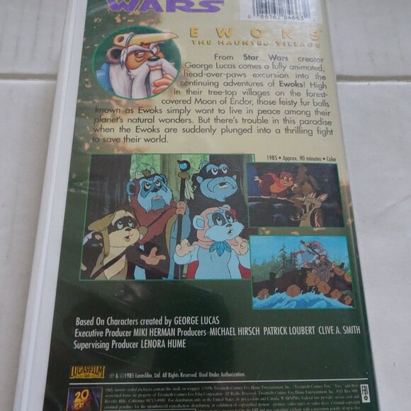 Star Wars Ewoks: The Haunted Village - Animated Classics - VHS Tape 1985 - Picture 3 of 3